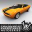 3D Model Download - Dodge Challenger Roadster 2009 - Low Poly-01